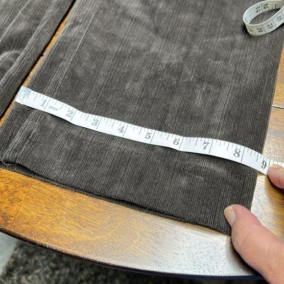 High waisted dress corduroy pants NWT buckle that lays flat with 2 snap 3 sizes - Picture 11 of 17